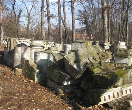 Original Storage of the components at Arlington